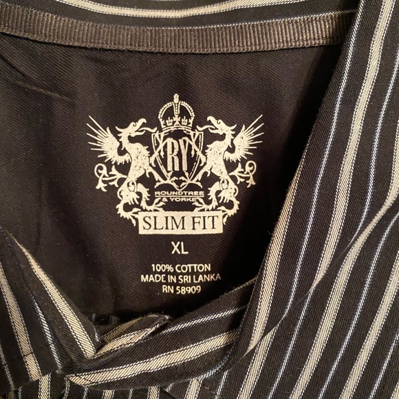 SlimFit : Striped Dress Shirt - Picture 5 of 5